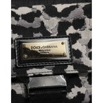 Dolce & Gabbana Multicolor Leopard Jacquard Crossbody Bag BAG4005