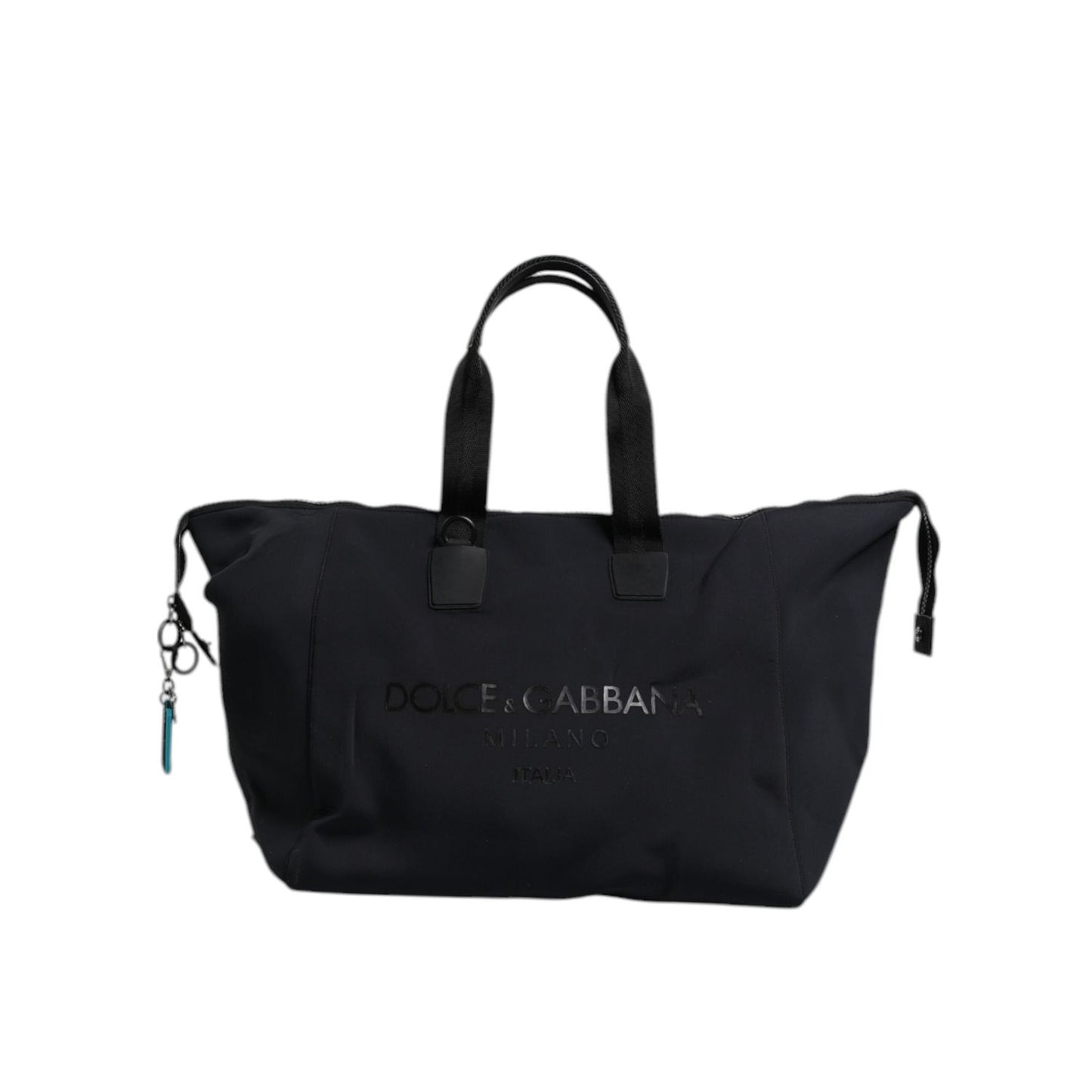 Dolce & Gabbana Black Canvas DG Logo Print Shopping Hand Tote Bag BAG4059