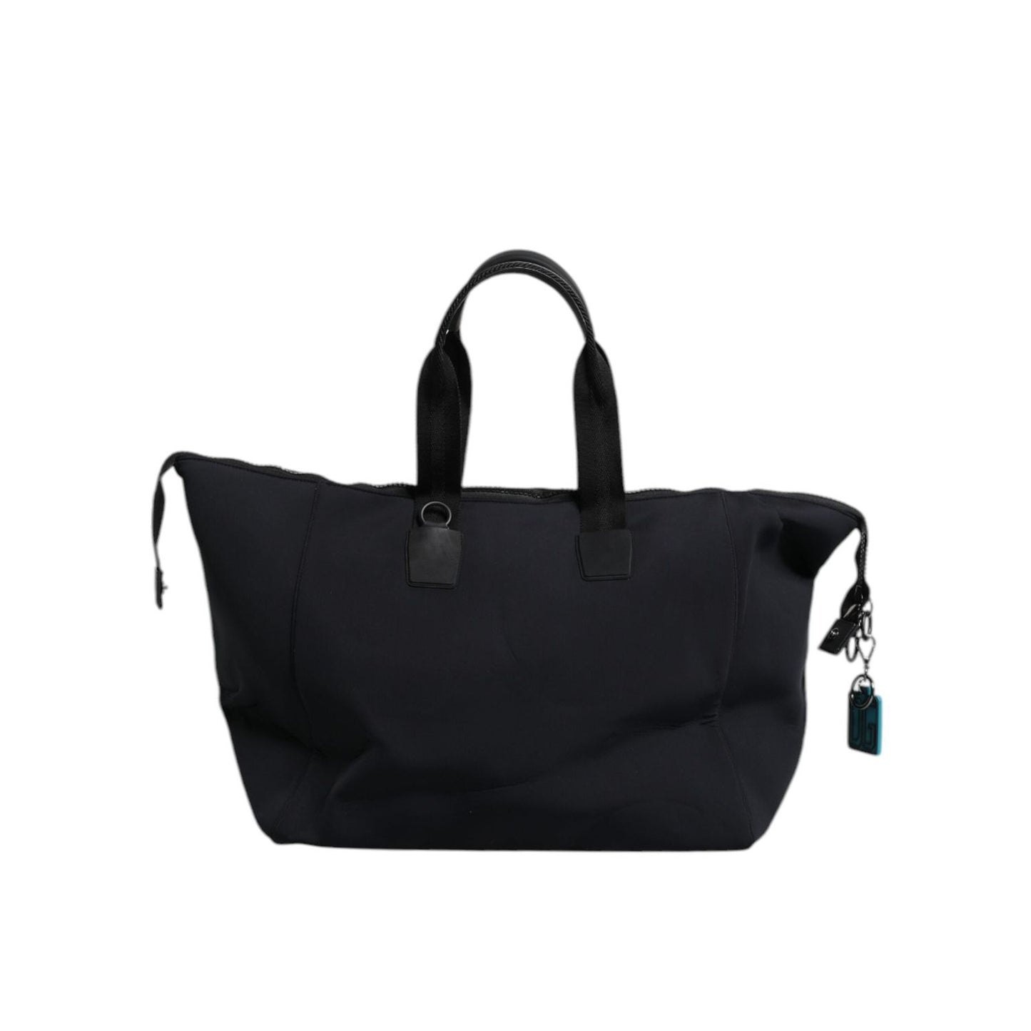 Dolce & Gabbana Black Canvas DG Logo Print Shopping Hand Tote Bag BAG4059