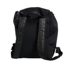 Dolce & Gabbana Black Neoprene Nylon DG Logo School Backpack Bag BAG4066