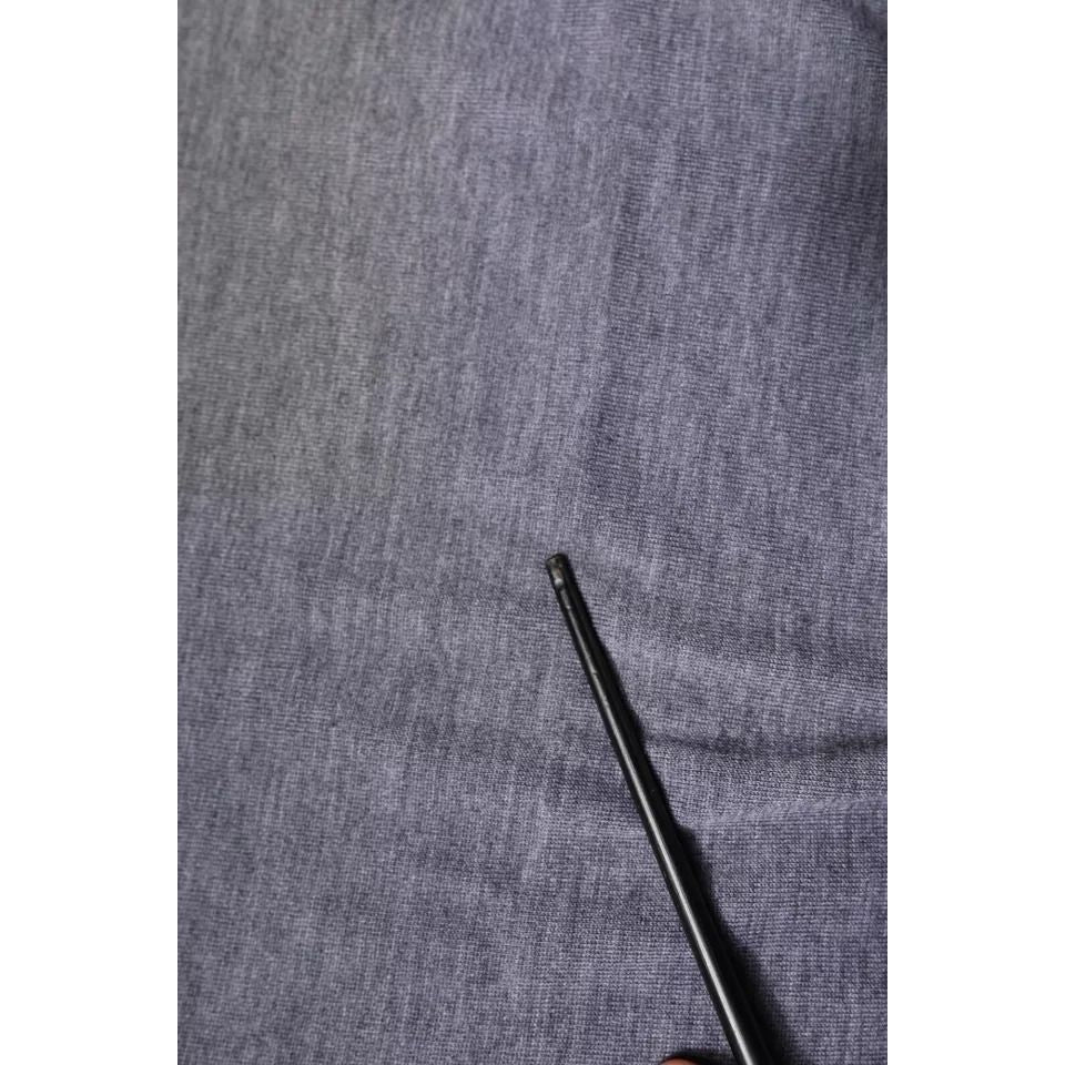 Dolce & Gabbana Gray Cashmere Crew Neck Pullover Sweater