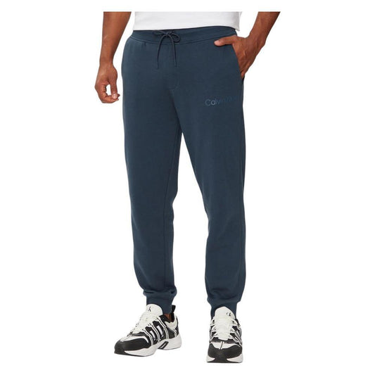 Calvin Klein Jeans Blue Cotton Joggers Workout Pant CA-16502700128-IT46 | M