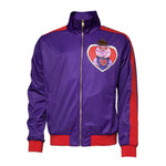 Dolce & Gabbana Purple Year Of The Pig Full Zip Bomber Sweater