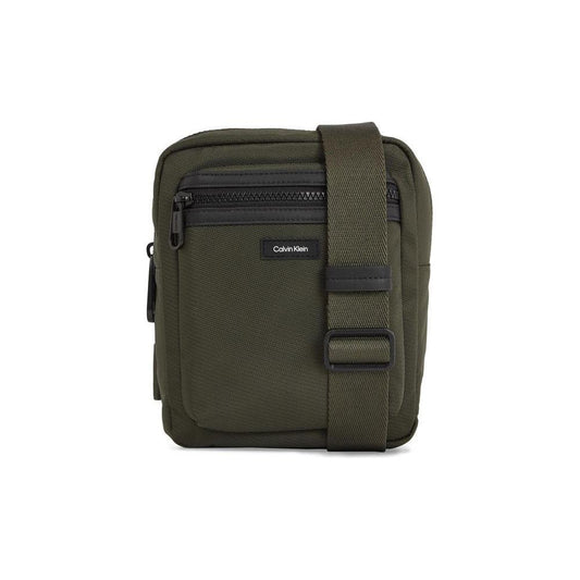 Calvin Klein Green Recycled Polyester Messenger Bag 1728,71956299936,Bags,Calvin Klein,Green,Men,Men - Bags,Messenger Bags - Men - Bags,New with tags Calvin Klein CAKL-13335200150