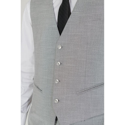 Antony Morato Gray Polyester Waistcoat