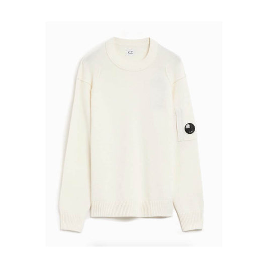 C.P. Company White Wool Sweater CP-14770-L