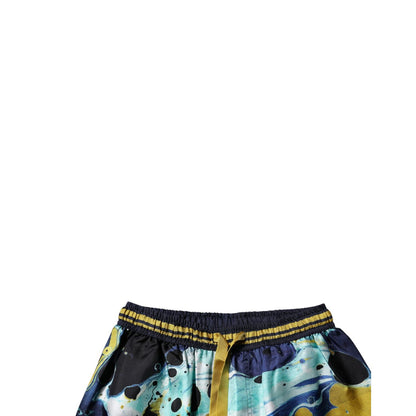 Dolce & Gabbana Multicolor Marble Print Jogger Sweatpants Pants