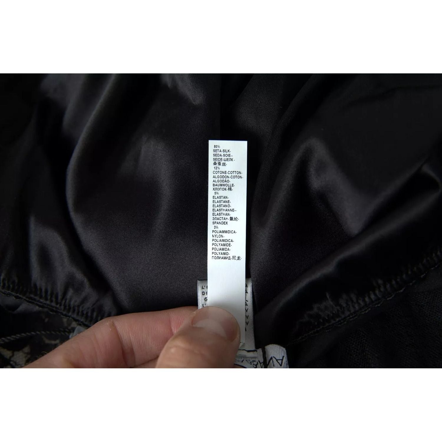 性感黑色真丝吊带背心