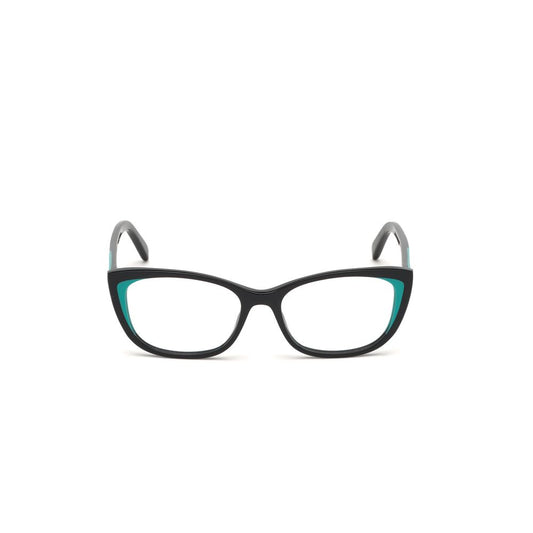 Emilio Pucci Black Acetate Frames for women, model EP5127-52001, featuring modern design with 52/16/140mm dimensions.