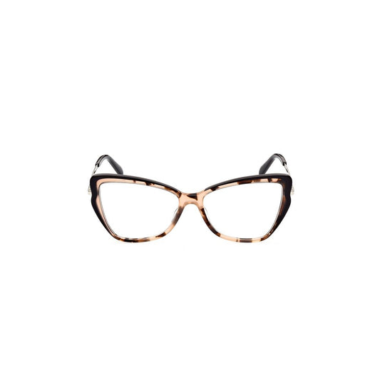 Emilio Pucci Brown Acetate Frames for Women, model EP5199-55056, elegant glasses, size 55/15/140 mm.