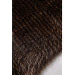 Dolce & Gabbana Brown Raccoon Fur Neck Warmer Winter Scarf MS7124