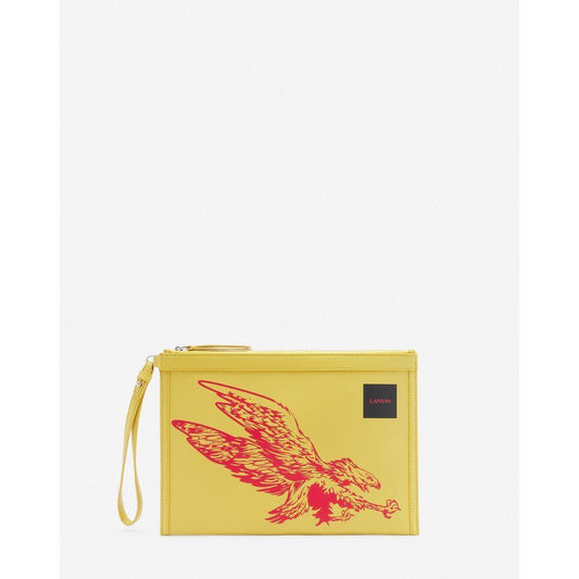 Lanvin "Yellow Leather Men Wallet" LA-14931