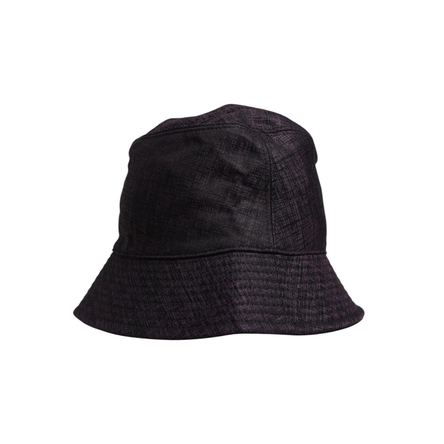 Dolce & Gabbana Black Wide Brim Nylon Bucket Hat