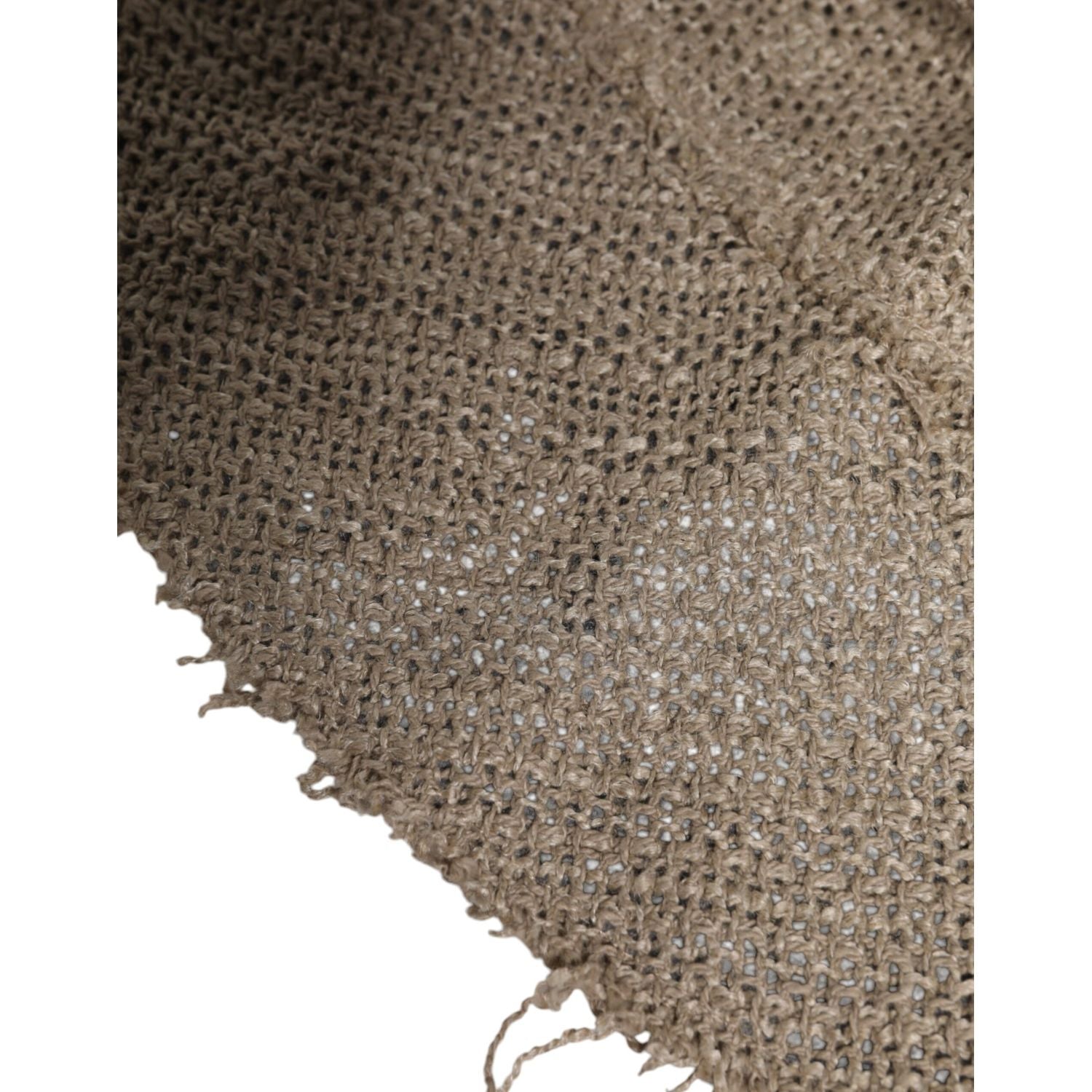 Dolce & Gabbana Beige Linen Wide Brim Bucket Hat