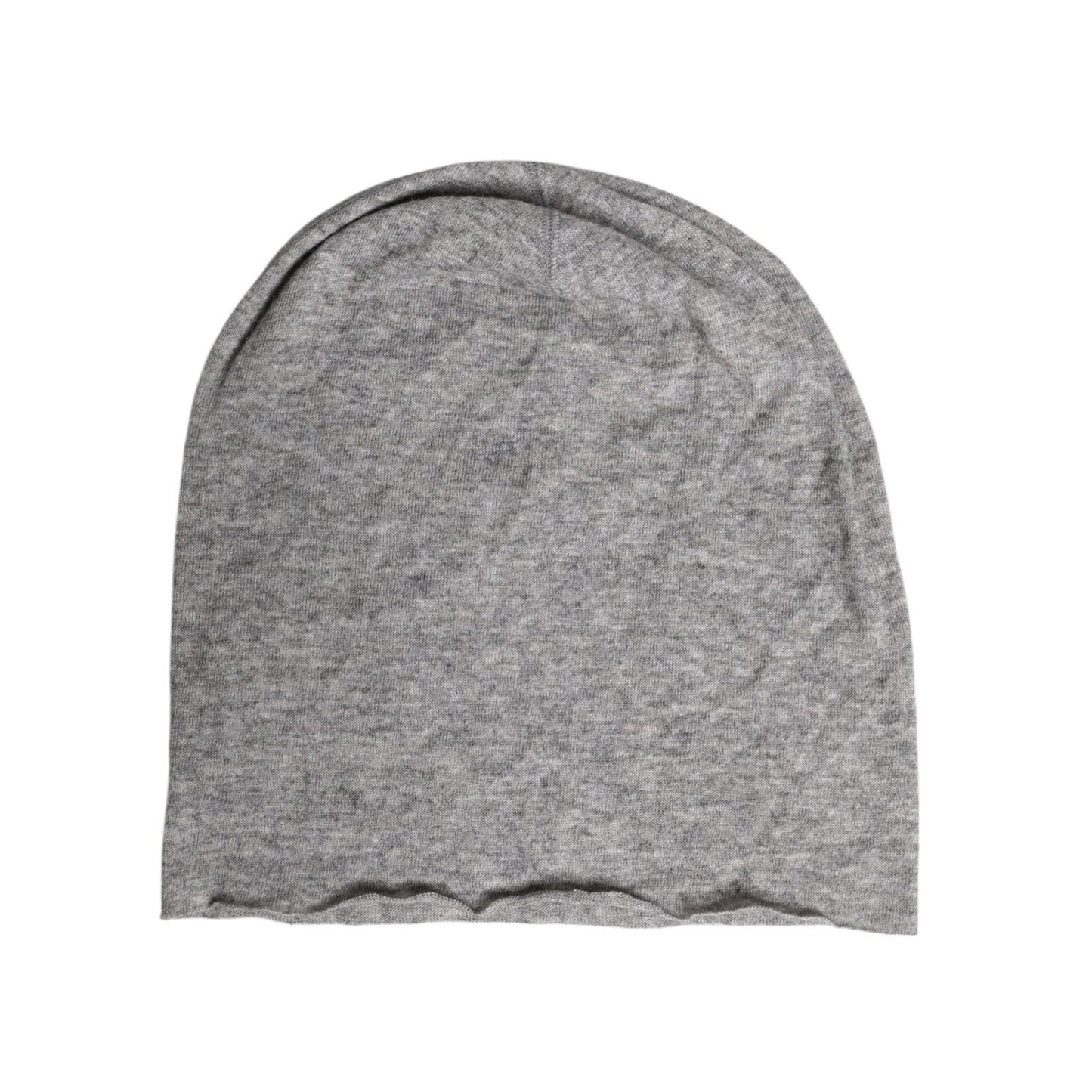 Dolce & Gabbana Gray Viscose Blend Knitted Beanie Cap HAT9782