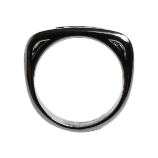 Dolce & Gabbana Silver Tone Brass Anello DG Logo Ring SMY10559-62