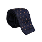 Dolce & Gabbana Blue Polka Dot Silk Adjustable Necktie Tie KRA3477