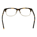 Guess Brown Men Glasses Frame in brown acetate with full-rim browline style, featuring demo lenses and a spring hinge design.