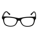 Guess Black Unisex Glasses Frame, square full-rim acetate, 51mm lenses, 15mm bridge, 140mm temples, includes branded case, spring hinge.