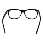 Back view of Guess Black Unisex Glasses Frame with full-rim square acetate design and demo lenses.