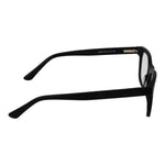 Side view of Guess Black Unisex Glasses Frame with acetate material and full-rim square lenses.
