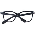 Guess Black Unisex Glasses Frame in full-rim butterfly shape with acetate material, demo lenses, and branded case included.