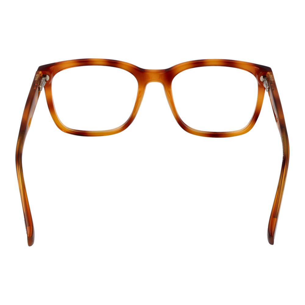 Guess Brown Women Glasses Frame, square full-rim, brown plastic frame, demo lenses, spring hinge, size 53-19-145, includes branded case