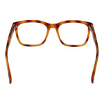 Guess Brown Women Glasses Frame, square full-rim, brown plastic frame, demo lenses, spring hinge, size 53-19-145, includes branded case