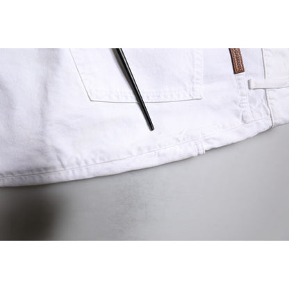 Dolce & Gabbana White Cotton Straight Men Denim Jeans