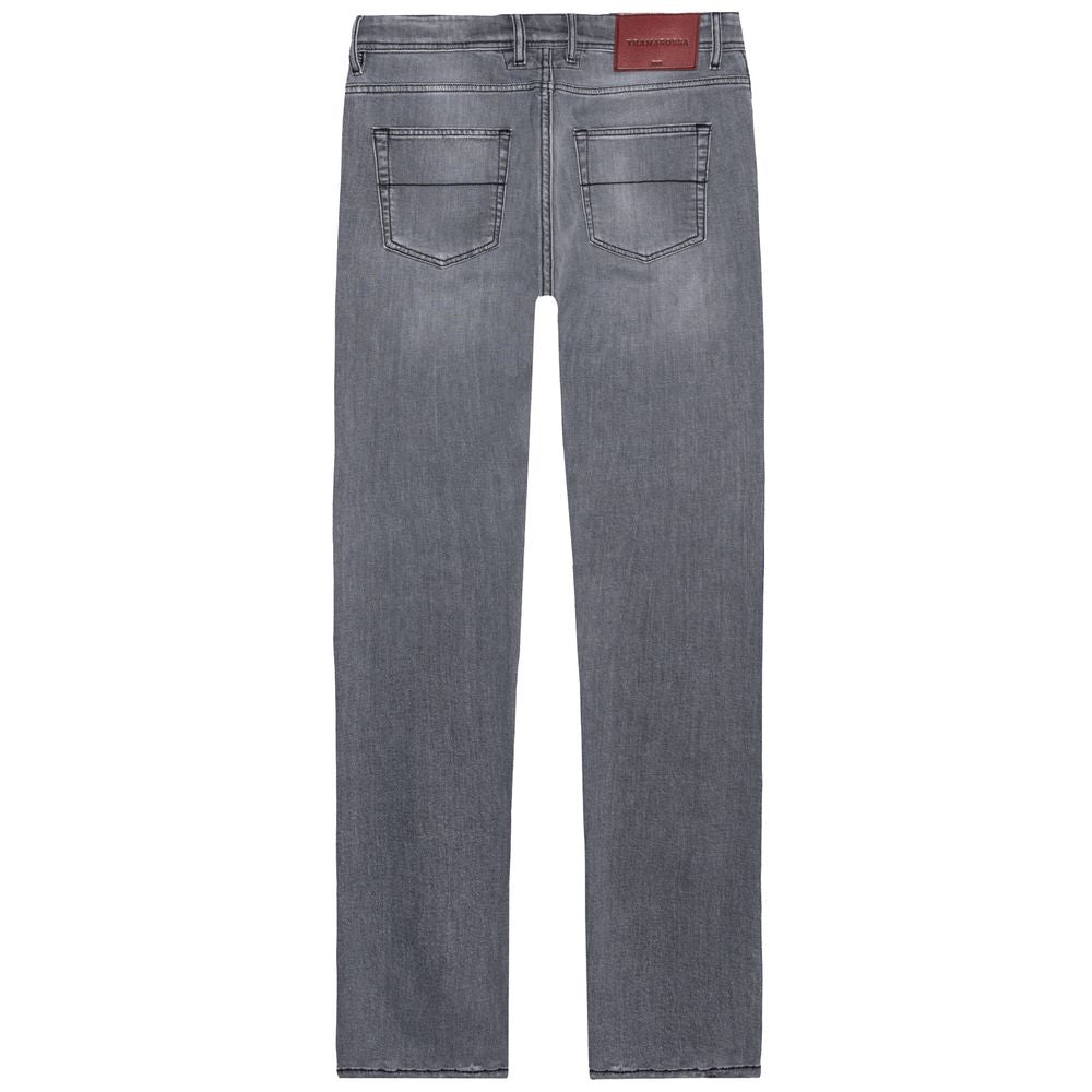 Tramarossa Gray Cotton Jeans Denim
