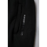 Dolce & Gabbana Black Cotton Blend Men Jogger Sweatpants Pants PAN76008-48