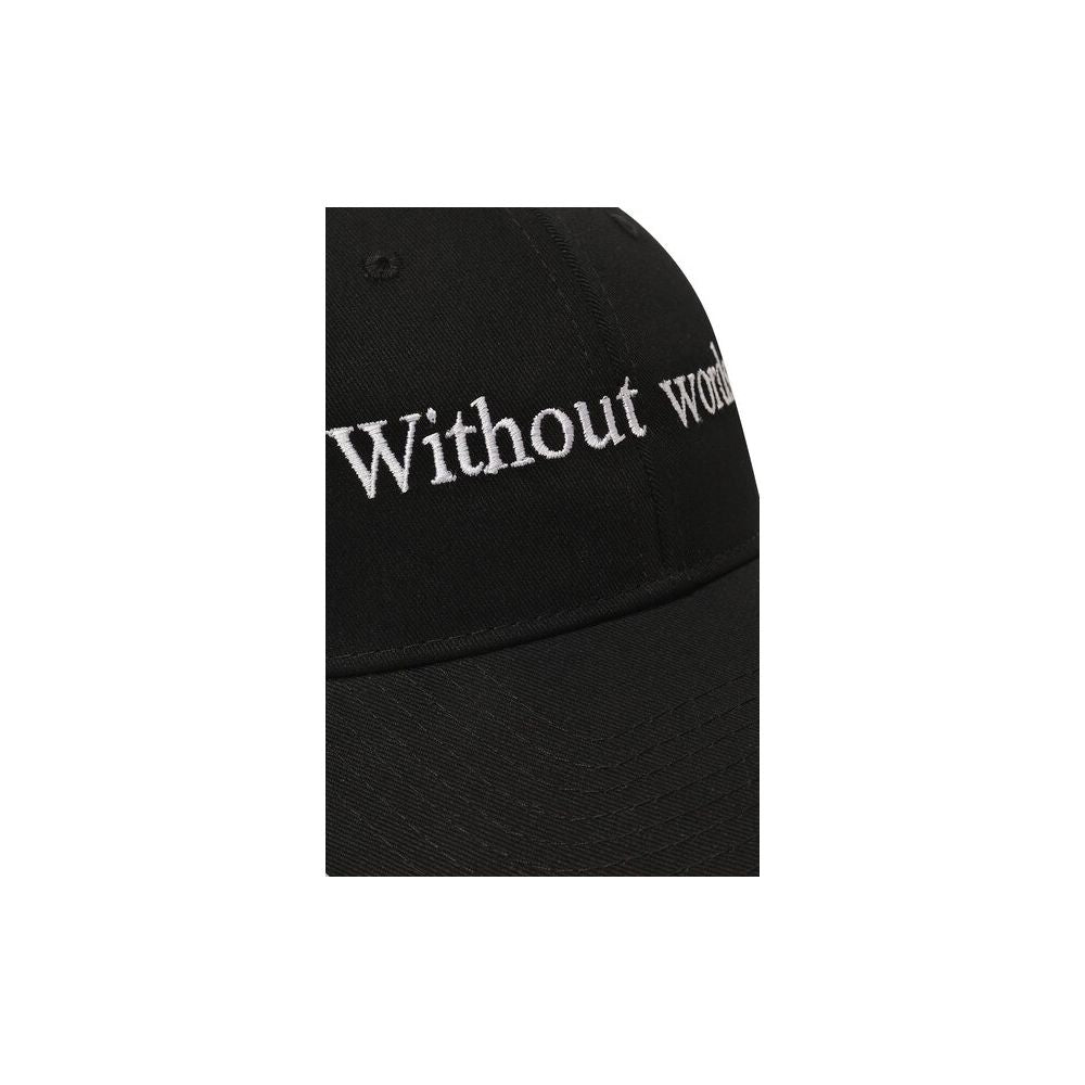 Diego Venturino Black Cotton Men Cap