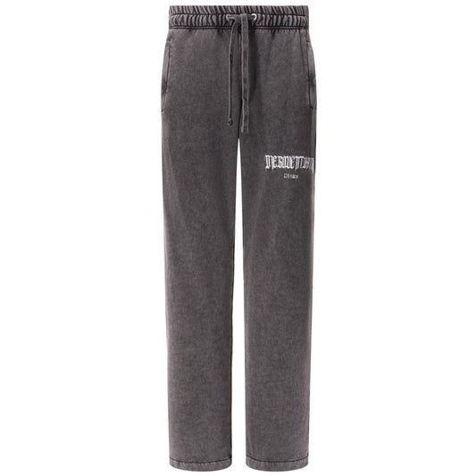 Diego Venturino Gray Cotton Jeans & Pant