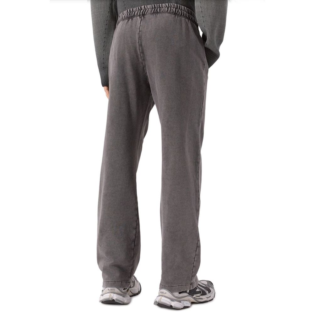 Diego Venturino Gray Cotton Men Trouser