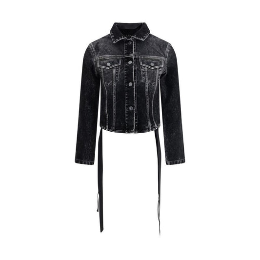 Balenciaga Denim Jacket with ribbon