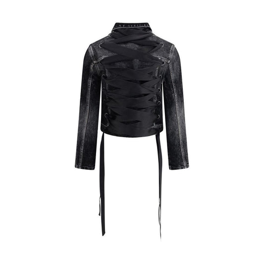 Balenciaga Denim Jacket with ribbon
