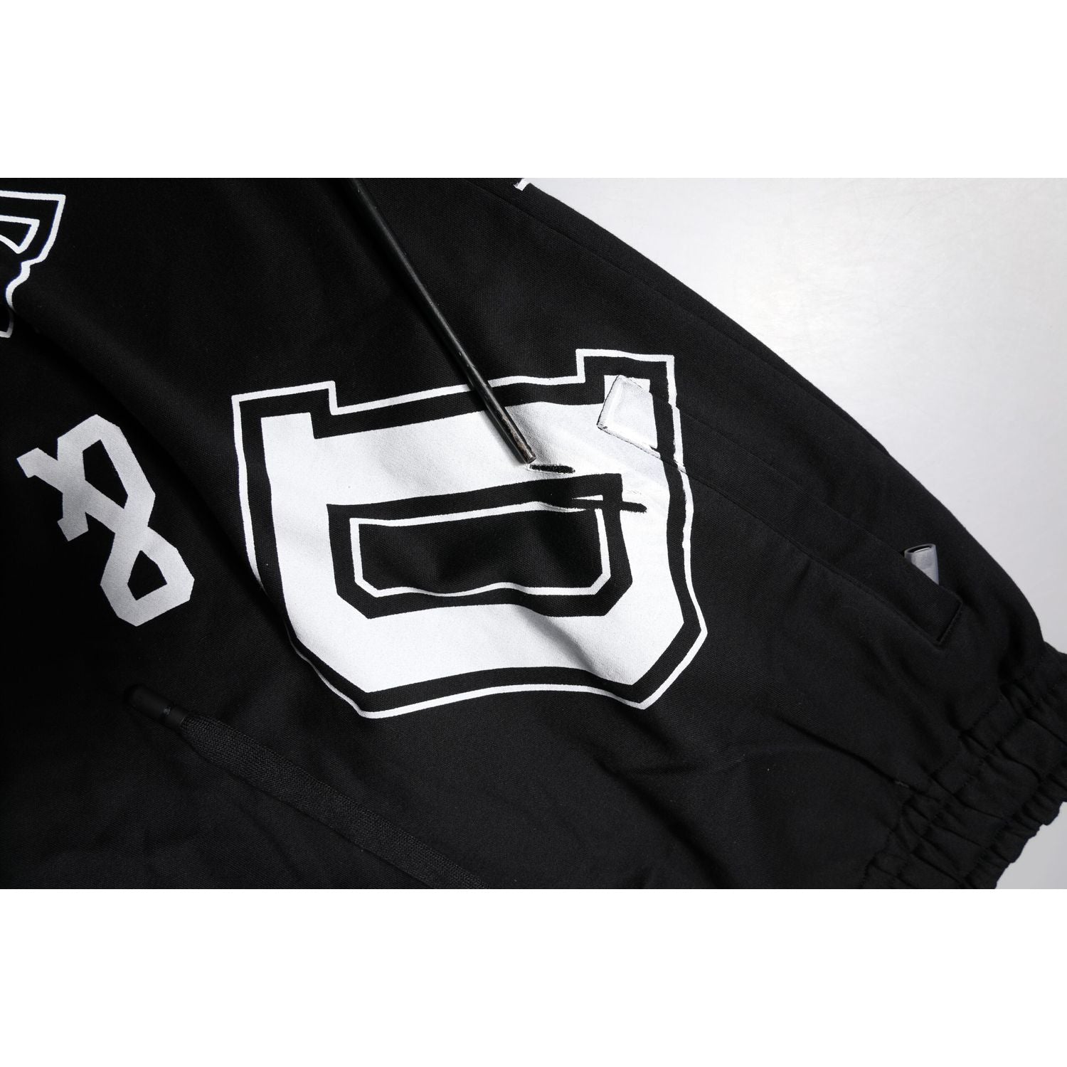 Dolce & Gabbana Black Logo Cotton Bermuda Sweatshorts Shorts