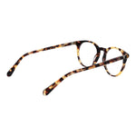 Guess Brown Women Glasses Frame - Full-rim acetate round style with demo lenses, size 48-19-145, includes branded case.