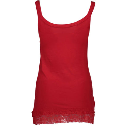 Silvian Heach Red Cotton Women Tank