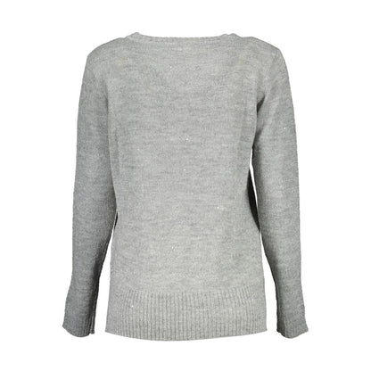 U.S. POLO ASSN. Silver Wool Women Sweater
