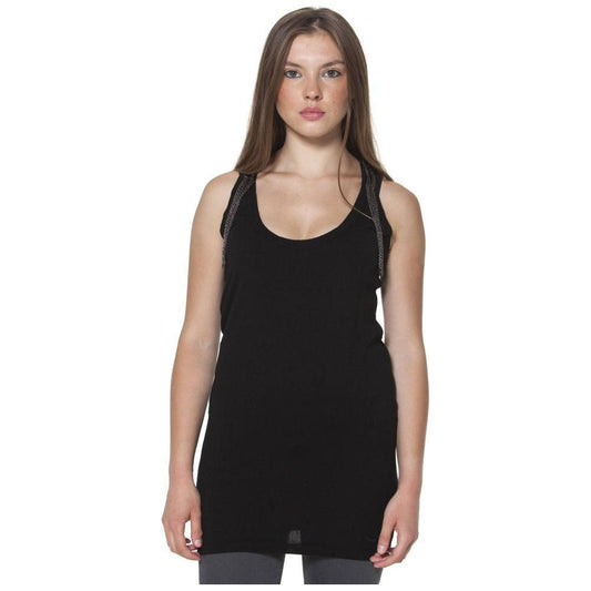 Fred Perry Black Polyester Unisex Tank