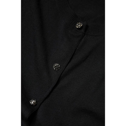 Dolce & Gabbana Black Button Down Short Sleeve Blouse Top