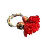 Dolce & Gabbana Multicolor Whimsical Tasseled Crystal Headset Headphones SMY10463