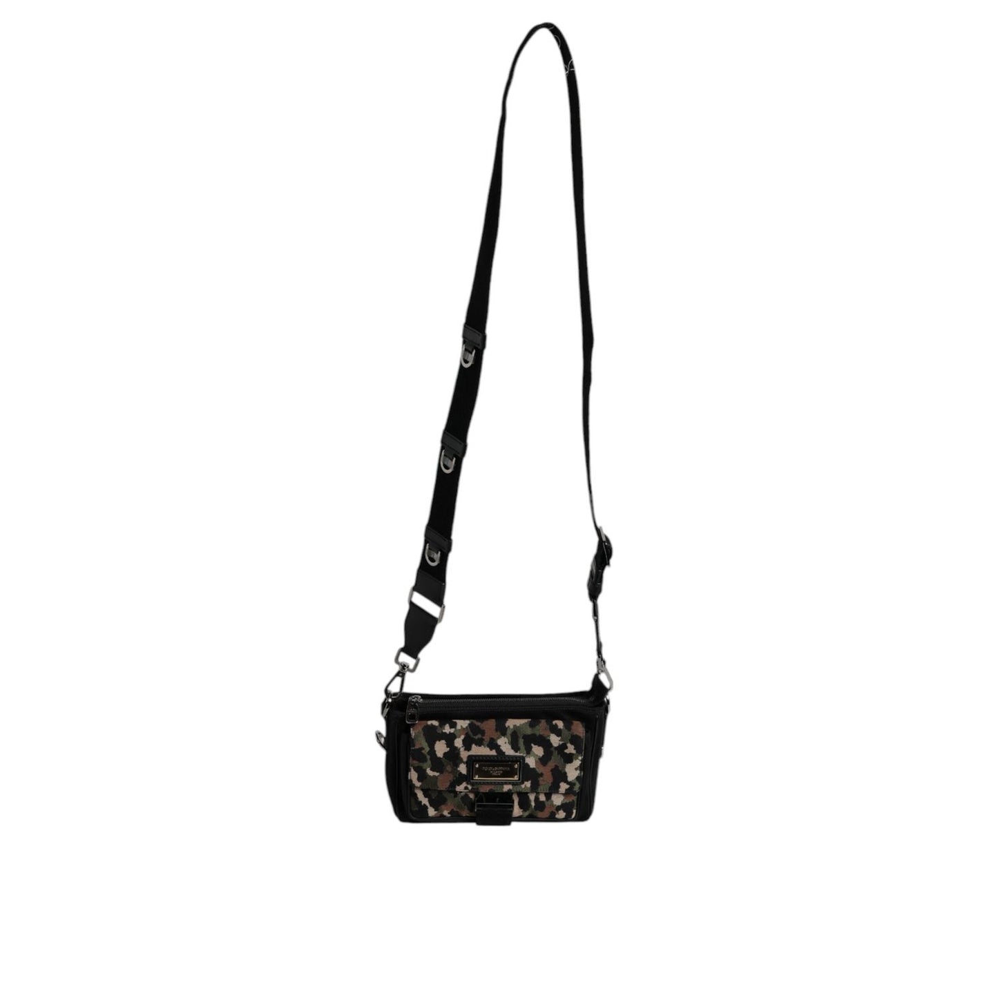 Dolce & Gabbana Multicolor Leopard Jacquard Crossbody Bag BAG4313