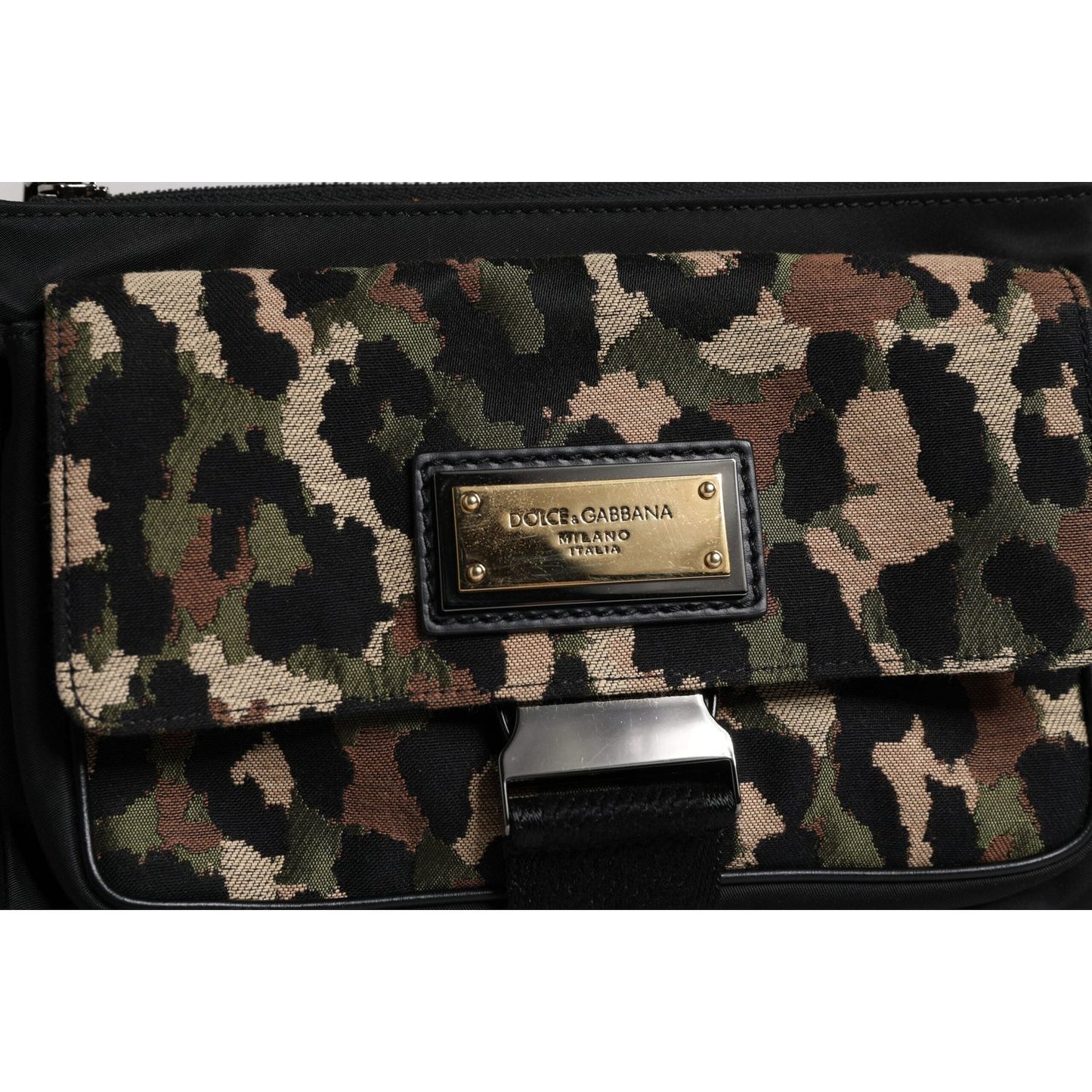 Dolce & Gabbana Multicolor Leopard Jacquard Crossbody Bag BAG4314