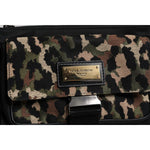 Dolce & Gabbana Multicolor Leopard Jacquard Crossbody Bag BAG4314