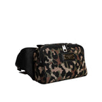 Dolce & Gabbana Multicolor Leopard DG Logo Belt Waist Fanny Pack Bag BAG4315