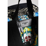 Dolce & Gabbana Multicolor Maiolica Print Nylon Backpack Bag BAG4348