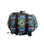 Dolce & Gabbana Multicolor Maiolica Print Nylon Backpack Bag BAG4348