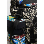 Dolce & Gabbana Multicolor Maiolica Print Nylon Backpack Bag BAG4348